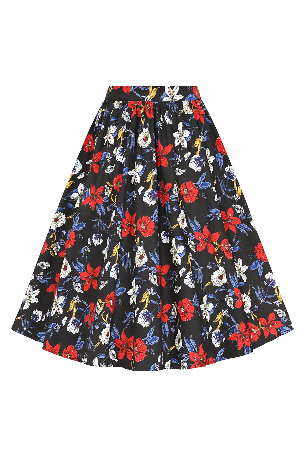 Milly Floral Swing Skirt